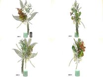Tropical Decor Large Silk Flower Arrangement, Floral Home Decor, Artificial Flower, Centerpiece 3 small