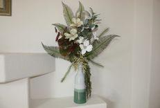 Tropical Decor Large Silk Flower Arrangement, Floral Home Decor, Artificial Flower, Centerpiece 5 small