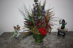 Spring Decor Silk Flower Arrangement, Home Decorating, Dining Table Centerpiece, Living Room Decor 4 small