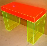 Acrylic Modular Top Desk - Hand Crafted, Custom Made To Order 3 small