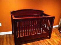 3-In-1 Crib, Toddler Bed, Full Size Bed 4 small