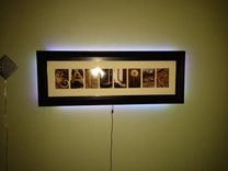 Led Backlit Picture Frame (Pictures Spell The Name) 2 small