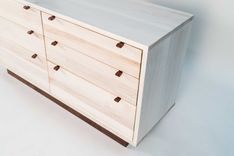 Bleached Maple Dresser 3 small