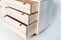 Bleached Maple Dresser 4 small