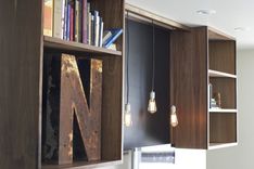 Mid Century Inspired Walnut And Marble Desk And Home Office 4 small