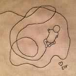 Baby Quilt, Hand Quilted 5 small