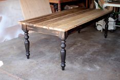 Reclaimed Douglas Fir Scaffold Board Farm Table 5 small