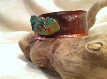 American Turquoise And Copper Bracelet 1 small