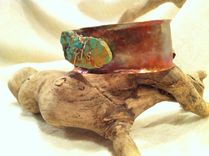 American Turquoise And Copper Bracelet 3 small