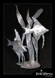 Aluminum Fish Metal Sculptures 1 small