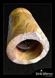 Wine Bottle Stopper, Skirted, Reclaimed Hardwood 2 small