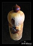 Wine Bottle Stopper, Skirted, Reclaimed Hardwood 4 small
