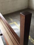 Modern Tall Post Bed In Walnut 4 small