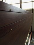 Modern Tall Post Bed In Walnut 5 small