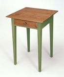Shaker Night Stand In Poplar And Cherry 1 small