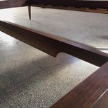 King Size Modern Bed In Walnut 3 small