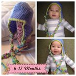 Ear Flap Crochet Hat 2 small