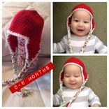 Ear Flap Crochet Hat 1 small