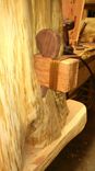 Live Edge Cedar Dining Table And Benches 6 small