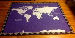 Custom World Map Adventurer World Explorer Travel Quilt With Embroidery 1 small