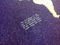 Custom World Map Adventurer World Explorer Travel Quilt With Embroidery 3 small