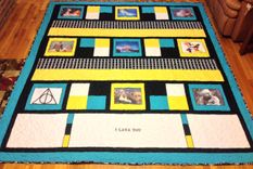 Custom Disney Classic Movie Film Strip Themed Quilt With Applique And Embroidery Work 1 small
