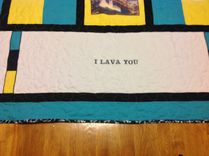 Custom Disney Classic Movie Film Strip Themed Quilt With Applique And Embroidery Work 4 small