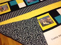 Custom Disney Classic Movie Film Strip Themed Quilt With Applique And Embroidery Work 2 small