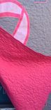 Custom Breast Cancer Awareness Ribbon Photo Memory Quilt With Embroidered Quotes 3 small