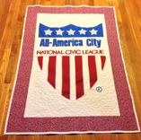 Custom Applique Logo Commemorative Wall Hanging 1 small