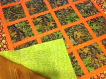 Custom Camo Outdoor Window Pane Style Scenic Quilt 2 small