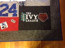 Custom High School/College Baseball Jersey Tshirt Memory Quilt 2 small