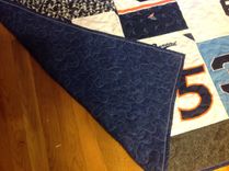 Custom High School/College Baseball Jersey Tshirt Memory Quilt 4 small