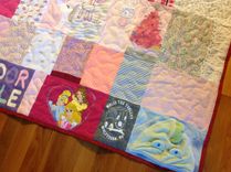 Custom Embroidered Patchwork Baby Clothing Quilt 5 small