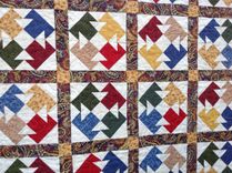 "The Tamale Quilt" Vibrant Patchwork Design With Applique Work Inspired By The Book 2 small