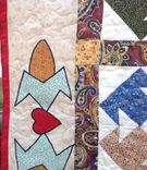 "The Tamale Quilt" Vibrant Patchwork Design With Applique Work Inspired By The Book 3 small