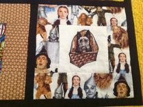 Dazzling Wizard Of Oz Quilt With Hand Applied Sequin Ruby Slippers And Appliqués 2 small