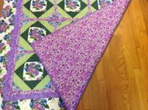 Stunning Garden Beauty Lap Quilt 2 small