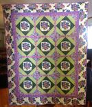 Stunning Garden Beauty Lap Quilt 1 small