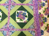 Stunning Garden Beauty Lap Quilt 3 small
