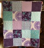 Custom Blocked Baby Quilt 1 small