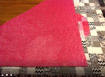 Breathtaking Breast Cancer Awareness Blocked Ribbon Queen Size Quilt 3 small