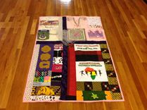 Custom Family Culture Keepsake Baby Quilt/Wall Hanging 1 small