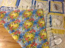 Custom Wedding Dress Lace Applique And Embroidery Quilt 4 small
