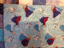One Of A Kind Unique Disney Frozen Princess Anna Queen Elsa And Olaf Character Quilt 2 small