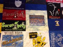 Custom Memory Tshirt And Photo Multi Sized Block Quilt 3 small