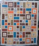 Gorgeous Custom Window Pane Embroidered Memory Quilt 1 small