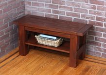 Solid Wood Storage Bench 1 small