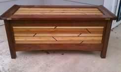 Walnut And Bamboo Hope Chest 3 small