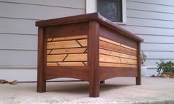Walnut And Bamboo Hope Chest 1 small